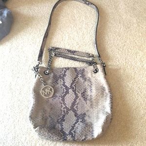Michael Kors snakeskin purse